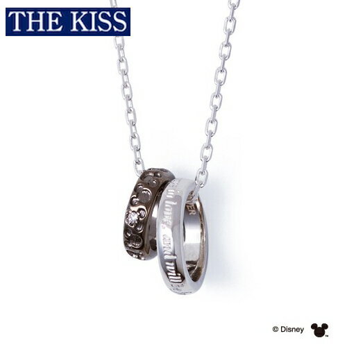 【複数購入で最大P10倍】 ディズニー ミッキー ネックレス メンズ 単品 ミッキーマウス アクセサリー THE KISS ザキス ザキッス カップル プレゼント 20代 30代 彼氏 男性 誕生日 記念日 DI-SN701DM