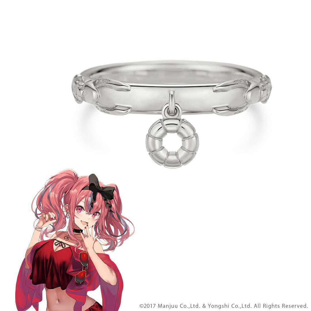 アズールレーン モチーフリング(ブレマートン) 指輪 シルバー アクセサリー メンズ 男性 アクリルスタンド付き おしゃれ 人気 ブランド アズールレーン グッ...