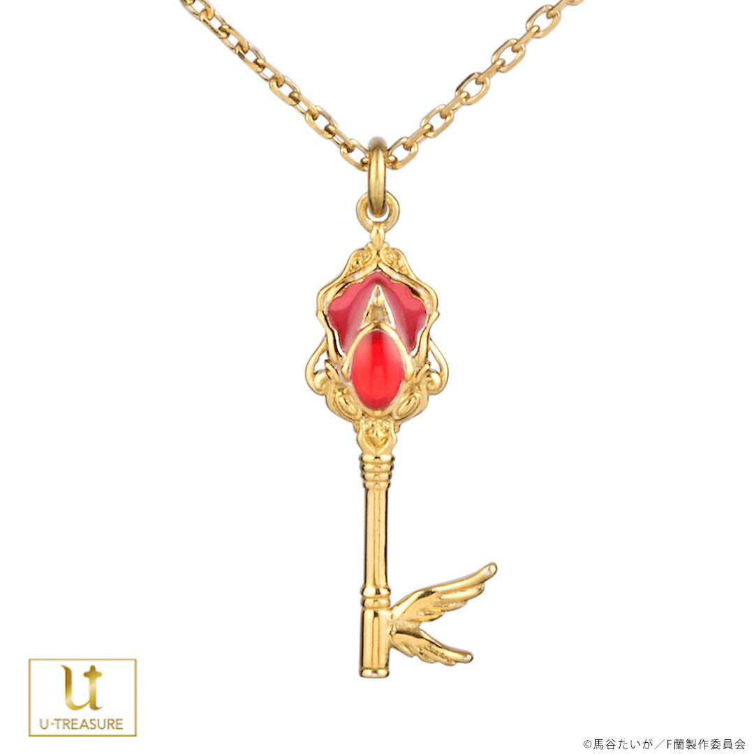 Fairy蘭丸 あなたの心お助けします 鍵ネックレス(歩照瀬焔) シルバー(イエローゴールドコーティング) レディース 女性 大人 アクセサリー ジュエリー フェアリー蘭丸 クリスマス プレゼント ギフト 人気 ブランド U-TREASURE ユートレジャー