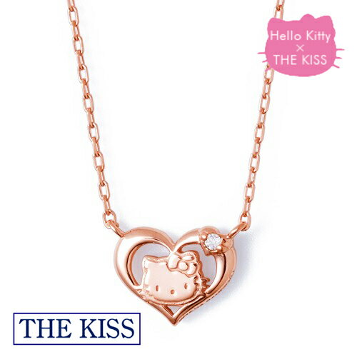 ハローキティ ネックレス HelloKitty ネックレス シルバー レディース 女性 THE KISS ザキッス ザキス コラボ ネックレス KITTY-09DM アクセサリー かわいい おしゃれ 人気 ブランド サンリオ キティちゃん グッズ 彼女 娘 お祝い 誕生日 記念日 プレゼント ギフト