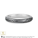 ハリー・ポッター グッズ リング 指輪 アクセサリー ジュエリー Sirius Black Ring K18ホワイトゴールド(ブラックコーティング) ペア メンズ レディース ユニセックス 男女兼用 シリウス・ブラック 誕生日 記念日 アニバーサリー ギフト プレゼント