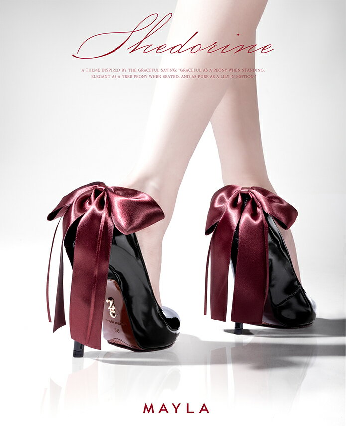 MAYLA マイラ 靴 パンプス 復刻デザイン シェドリーネ 黒百合 パンプス レディース 女性 正規品 新品 公式 MAYLA オリジナル パンプス 大人 おしゃれ 可愛い 人気 ブランド プレゼント(4)