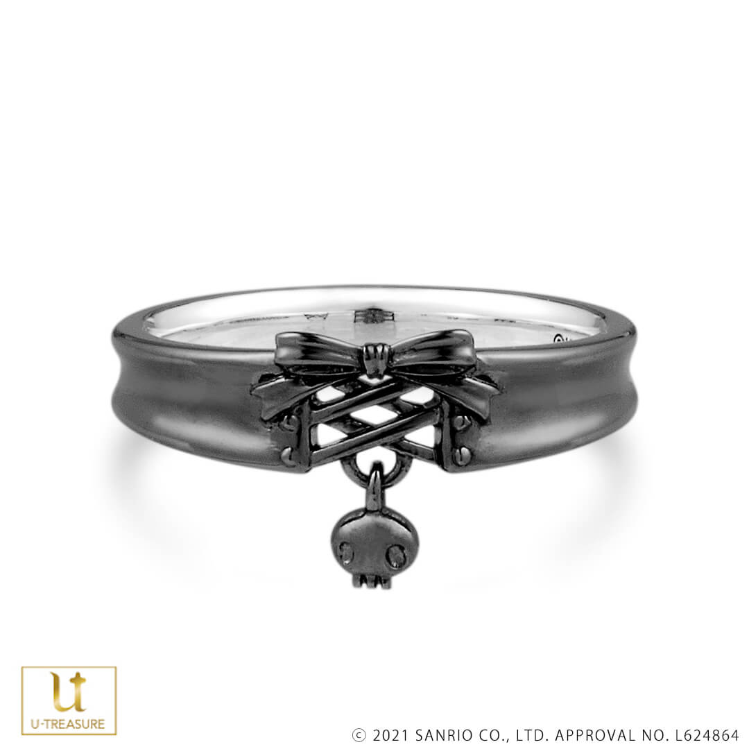 クロミ グッズ 指輪 クロミ コルセットリング シルバー(ブラックコーティング) レディース 女性 Lafaryオリジナルデザイン サンリオ 可愛い おしゃれ ...