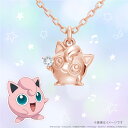 【複数購入で最大P10倍】 ポケモン グッズ ネックレス プリン ネックレス ムーンストーンVer. シルバー（ピンクゴールドコーティング） ユニセックス 男女兼用 レディース メンズ 女性 男性 大人 ペア アクセサリー ジュエリー ポケットモンスター