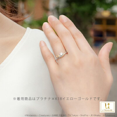 楽天市場 ポケモン ピカチュウ リング 指輪 でんきモチーフリング K18イエローゴールド 婚約指輪 エンゲージリング ブライダルリング ジュエリー プロポーズ レディース 女性 一粒 個性的 ダイヤモンド 結婚 記念日 プレゼント Giv ギヴ 楽天市場店