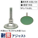 【送料無料】 外径8cm M12/M16選択 外径7.3cmノンブレンタックゲル1枚付き 転倒防止 耐震アジャスター 耐震マット 耐震ジェル 転倒防止 地震対策...