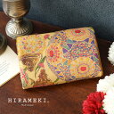 【 HIRAMEKI. 公式 】二つ折り財布 L字ファスナー 小銭入れ 本革|オリエンタルランプ【 ラウンド 】レディース 女性 大容量 大きめ 収納力 コンパ...