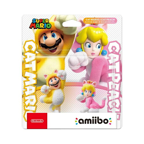 《新品》amiibo 【スーパーマリオ】 ネコマリオ/ネコピーチ