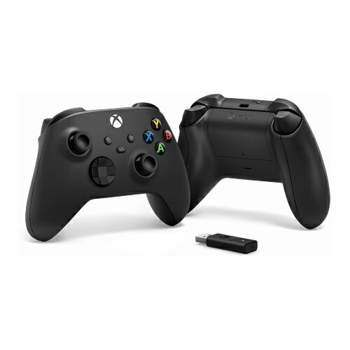 【新品】Xbox ワイヤレス コントローラー + ワイヤレス アダプタ for Windows　〈カーボンブラック〉