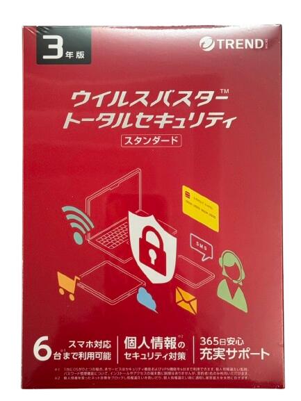 トレンドマイクロ 　ウイルスバスター トータルセキュリティ 通常版　スタンダード 3年版 （4988752020391）