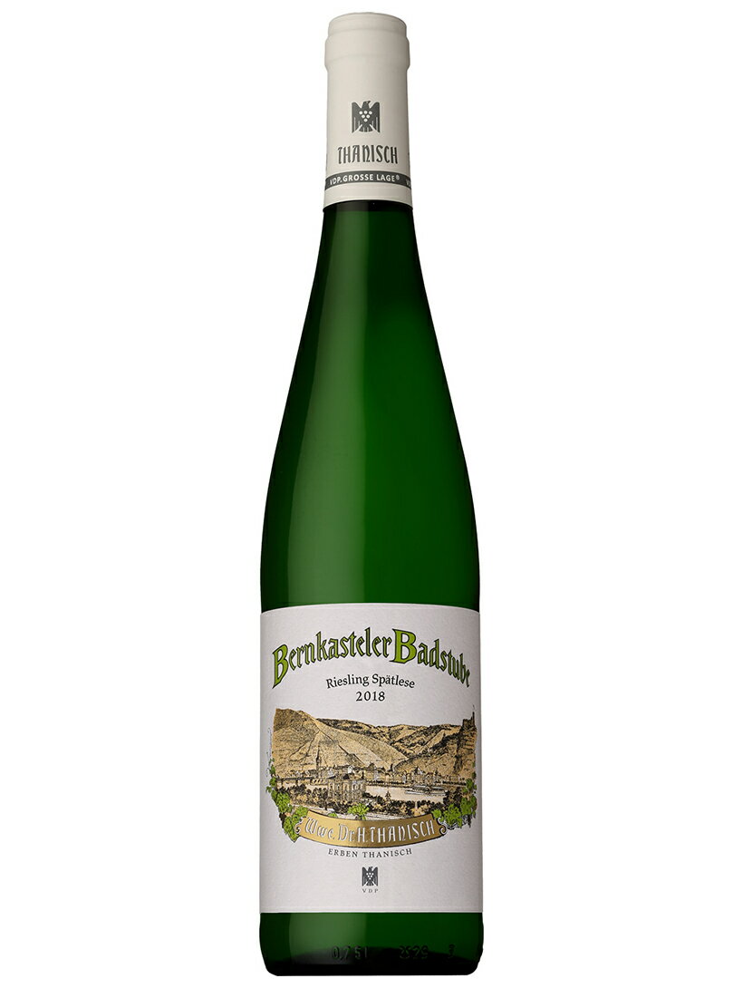 ドクター・ターニッシュ　ベルンカステラー バードシュトゥーベ リースリング シュペートレーゼ[2018]【750ml 】DR. THANISCH BERNKASTELER BADSTUBE RIESLING SPATLESE