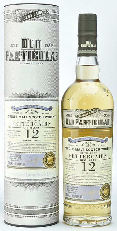 ダグラスレイン オールド パティキュラー　フェッターケアン 12年Douglas Laing Old Particular FETTERCAIRN 12YO