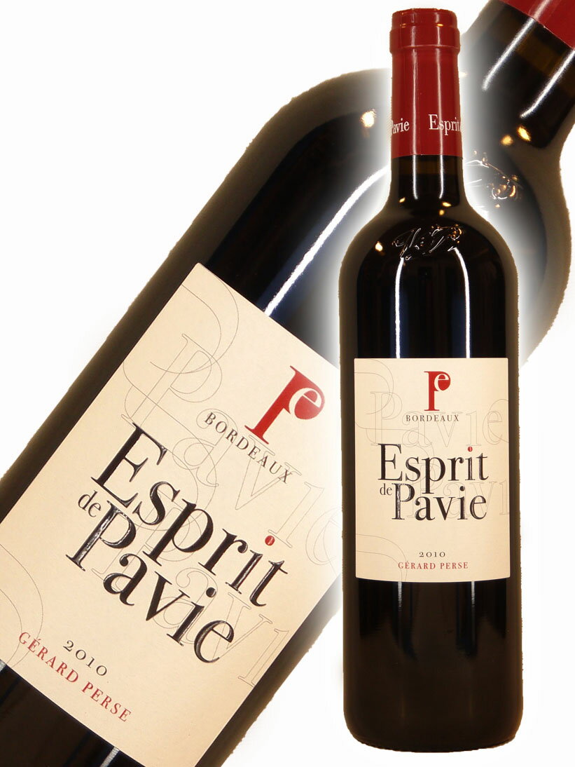 エスプリ・ド・パヴィ　ボルドー・ルージュ[2010]【750ml】Esprit de Pavie