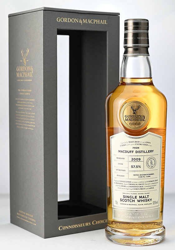 ゴードン&マクファイル コニサーズチョイス カスクストレングス マクダフ 13年 2009【700ml】Gordon & Macphail Connoisseurs Choice Cask Strength MACDUFF