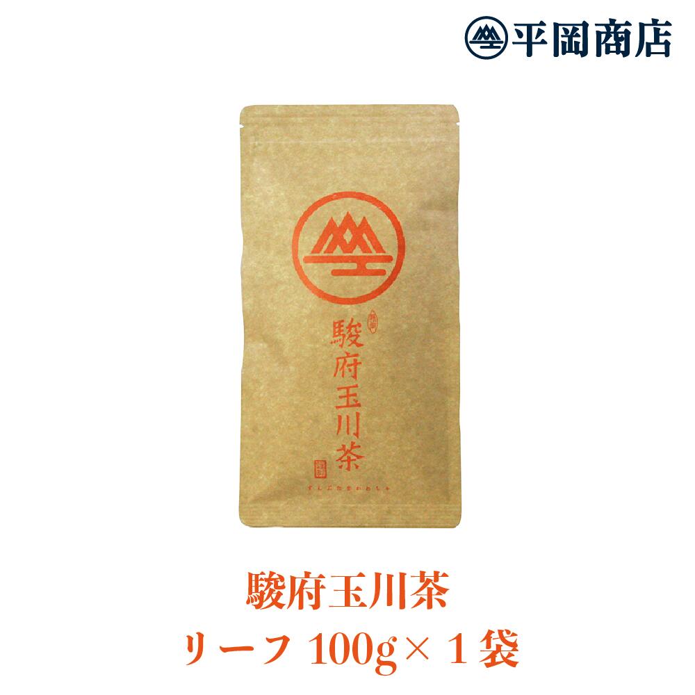 駿府玉川茶 平袋100g 【ポスト投函便対応可】【2025度新茶 5月21日発売開始】【緑茶 カテキン エピガロカテキンガレート EGCg】【 静岡茶 茶葉 リーフ 日本茶 本山 日本茶 山のお茶 浅蒸し煎茶】