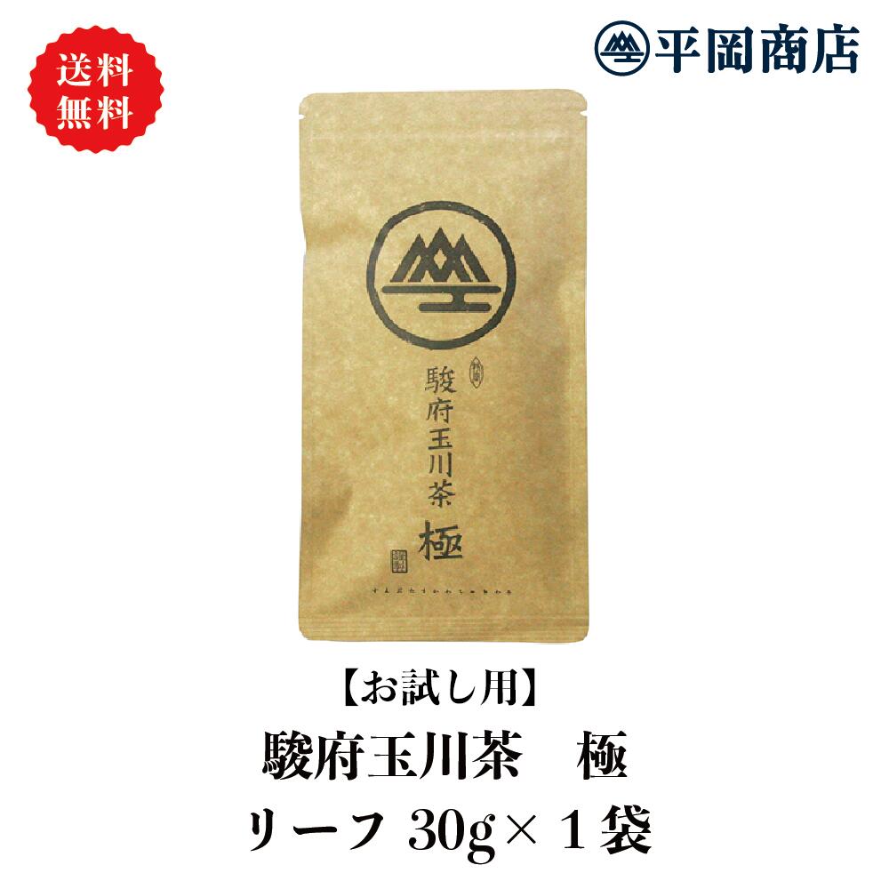 駿府玉川茶 極 平袋(30g) お試し【2024