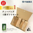 日本茶 ティーバッグ4種 ギフトセット 【送料無料】【2025年産新茶 6月3日発売開始】【急須がいらない 日本茶 ギフト】 (緑茶 カテキン エピガロカテキン...