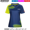 DONIC ドニック 卓球ウェア DONIC レディースシャツ ピーク レディス レディース 日本卓球協会公認 JTTA ゲームシャツ 卓球 ウェア