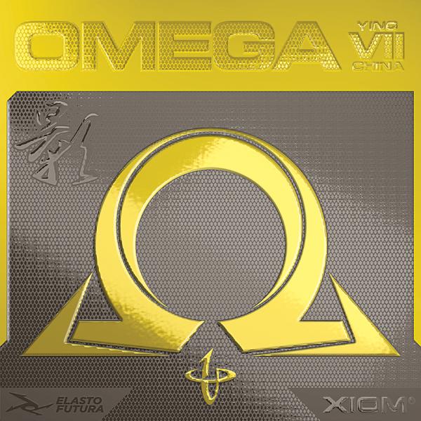 ★送料無料★ 卓球 ラバー オメガVII チャイナ 影（イン） XIOM エクシオン 裏ソフト テンション OMEGA