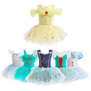 バレエ レオタード プリンセスドレス 子供 女の子 ダンス衣装 ワンピース お姫様 ロンパース ベビー キッズ バレエ用品 半袖 チュチュ スカート ダンスウェ...
