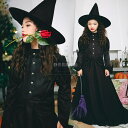 送料無料 女の子 ハロウィン コスプレ 衣装 子供服 ワンピース 帽子付き キッズ 童話 魔女 悪魔 吸血鬼 仮装 コスチューム パーティー 演出 舞台服 文化...