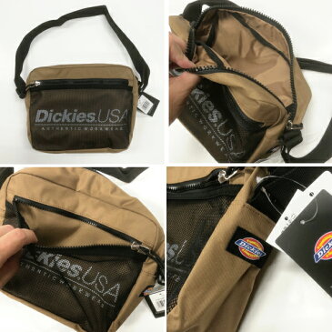 Dickies ディッキーズ ショルダーバック サコッシュ かばん バッグ メンズ レディース 男女兼用 ユニセックス　ミニショルダーバック ショルダーバック サコッシュ ウエストポーチ 17912000 ブラック　ブランド　送料無料