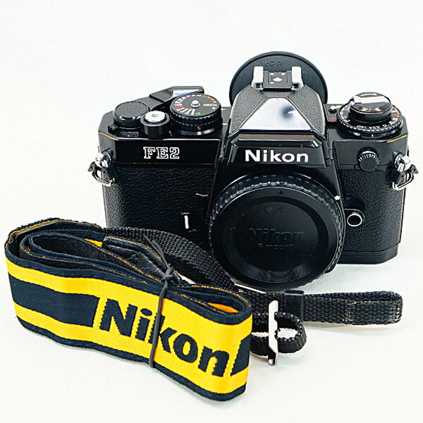 Nikon ニコン FE2 ボデイ フィルムカメラ ブラック B+ランク【中古】