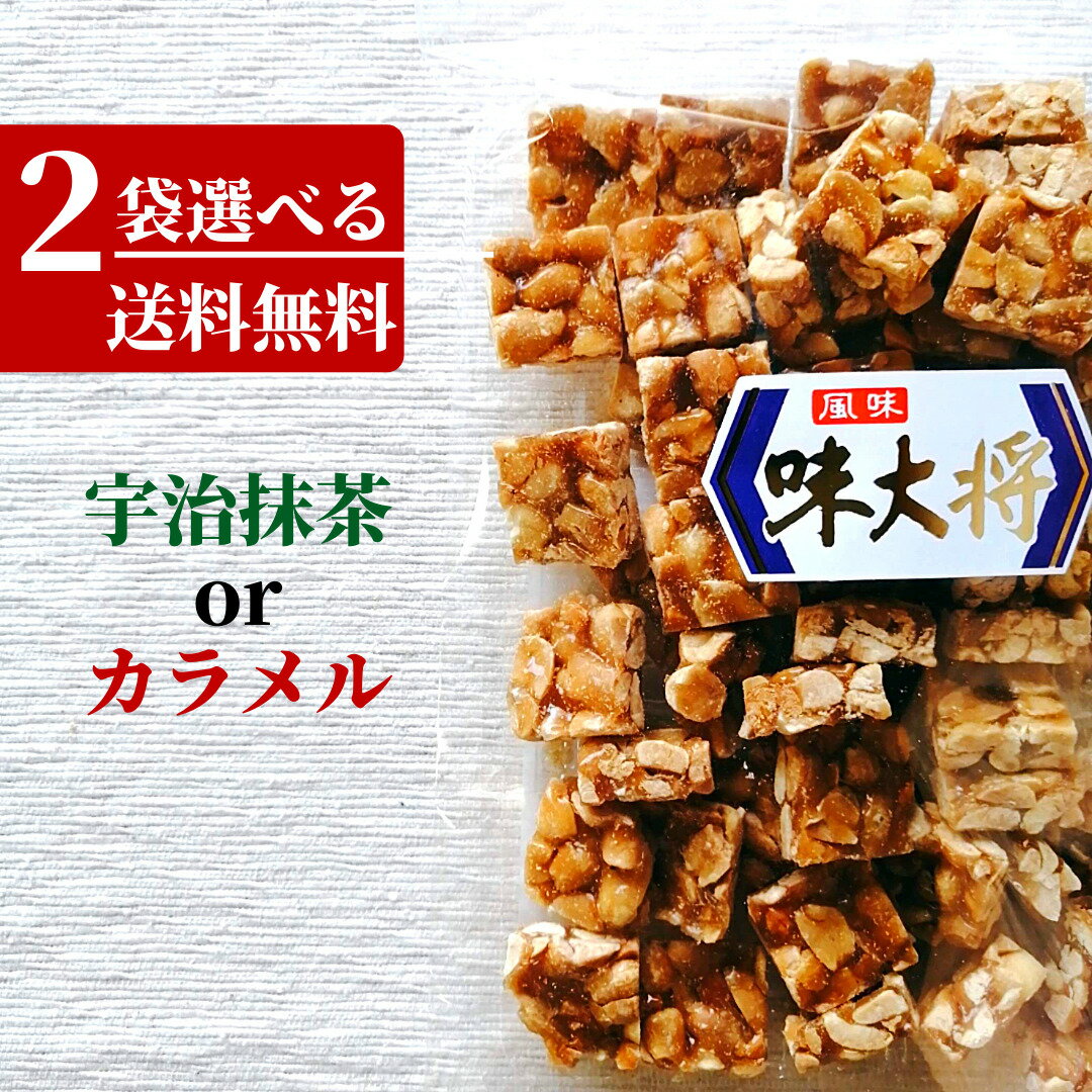 選べる豆菓子 落花生 カラメル 宇治抹茶 味大将 【送料無料】【メール便のみ対応商品】【ポスト投函】【配達日時指定 代金引換 あと払い ギフト対応 同梱 出来ません】