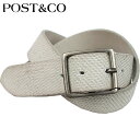 POST&CO ポストアンドコー ベルト 4IL2691 F PANNA【セール商品のため返品交換不可】