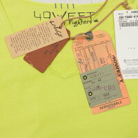 40WEFTフォーティーウエフトメンズ半袖VネックTシャツPAUL19113269441イエローグリーン