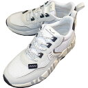 VOILE BLANCHE ボイルブランシェ メンズ シューズ CLUB01 SUEDE/MESH 1N02 WHITE-SILVER