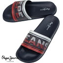 Pepe Jeans ぺぺジーンズ メンズ サンダル SLIDER SWIMMING PMS70072 595 NAVY