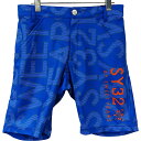 SY32 BY SWEET YEARS GXCT[eBgD SYG-23S41 Y SYG MARIN LOGO SHORTS n[tpc BLUE