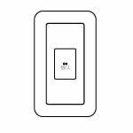 Rakuten - Panasonic WS6671K 埋込押釦スイッチ(ON保持形)(パイロットランプ付)(防沫形プレート・リード線付)