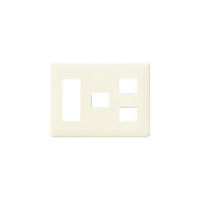 Rakuten - Panasonic WN6076W モダンプレート6コ用(3コ＋1コ＋2コ用)(ミルキーホワイト)
