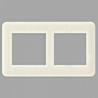 Rakuten - Panasonic WN8404W モダンプレート2連接穴＋2連接穴用(ミルキーホワイト)