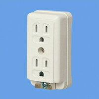 Rakuten - Panasonic　WK3005 アースターミナル付 接地ダブルコンセント(送り端子付)(125V)