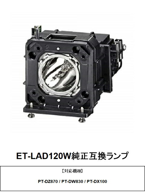 楽天HIRO-JAPANパナソニック ET-LAD120W（2灯） プロジェクター用交換ランプ 純正互換ランプ panasonic パナソニックプロジェクター プロジェクターランプ 交換用ランプ プロジェクターライト 取り換えランプ プロジェクター用ランプ 取替 取り換え 交換用 交換 互換品 交換部品 送料無料