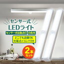 ＼5/1限定！ポイント10倍／人感センサーライト 2本セット USB充電式 人感 センサーライト 室内 玄関 led 照明 クローゼットライト フットライト 押し入れライト LEDライト 屋内 廊下 送料無料