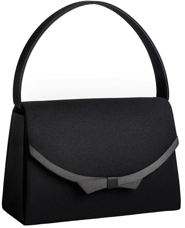 [Gurina] ブラックフォーマルバッグ レディース 黒 大きめ 撥水 冠婚葬祭 入学式 卒業式 葬式 大きめ