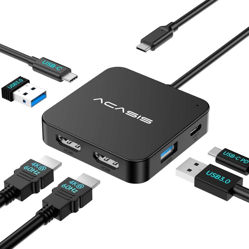 USB Cハブ マルチポートUSB Type-Cハブ 4K HDMI付き 電力供給 100W | USB 3.0ポート3個 | Type-C 3.0ポート1個 | USBスプリッターアダプター