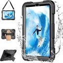 iPad 防水ケース 防水ケース アイパッドカバ IP68防水規格 軽量 型 耐衝撃 水場 全面保護 安心感 スタンド機能 ストラップ付き アウトドア お風呂 ...