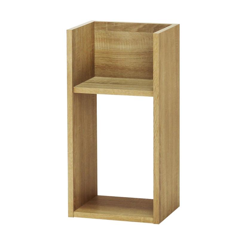 白井産業 CD・DVD ラック コの字ラック ナチュラルブラウン 幅59 高さ29.5 奥行23.4cm COB-3060NA コビ..