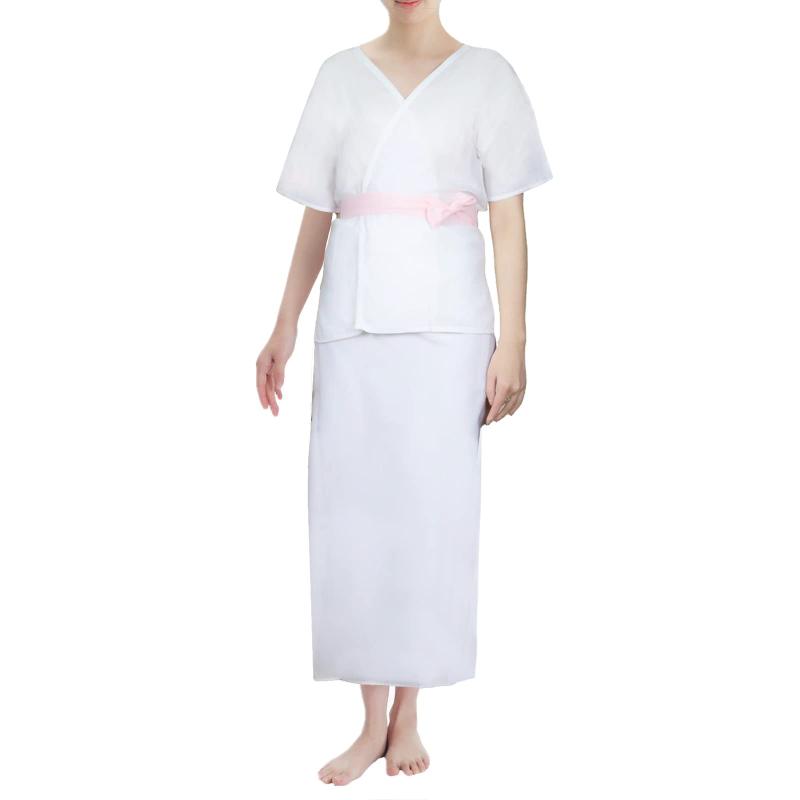 [TOuWA] 肌襦袢 裾除け セット 洗える 浴衣 和装下着 着物肌着 白 通年 女性 七五三 お宮参り 紅葉狩り..