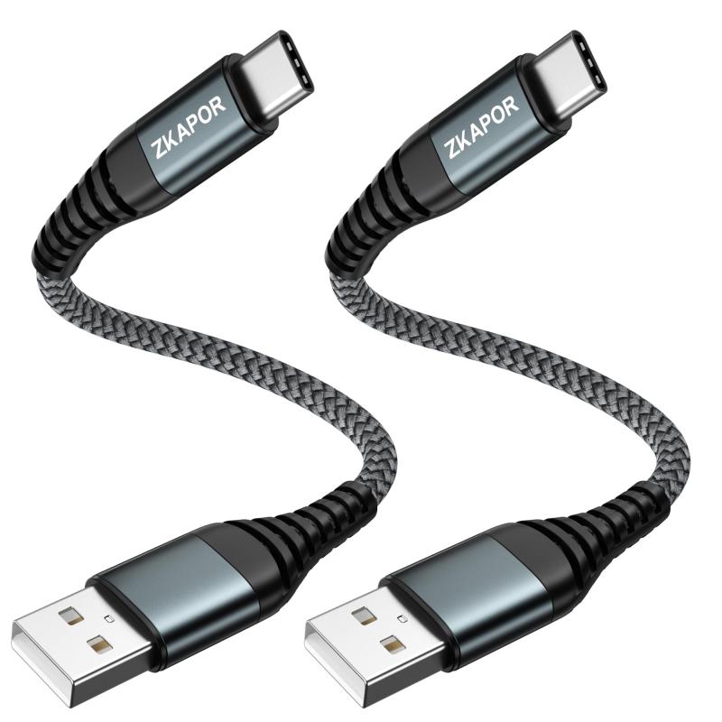 ZKAPOR USB Type C ケーブル【2M/2本セット】