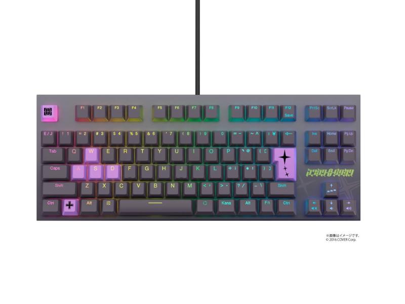東プレ GX1 Keyboard 獅白ぼたん ラプラス・ダークネス 日本語配列 英語配列 REALFORCE ゲーミングキーボード TKL