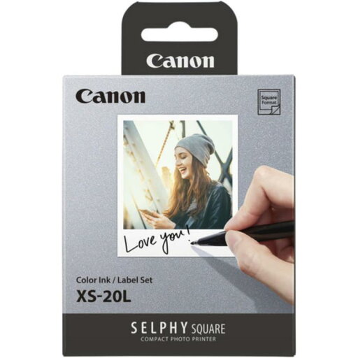 Canon カラーインク/ラベルセット XS-20L (20枚入) Canon SELPHY スクエアプリンター対応 Canon カラーインク/ラベルセット XS-20L (20枚入) Canon SELPHY スクエアプリンター対応