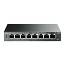 TP-Link スイッチングハブ PoE ギガ8ポート PoE オートMDI/MDI-X 5年 TL-SG108PE