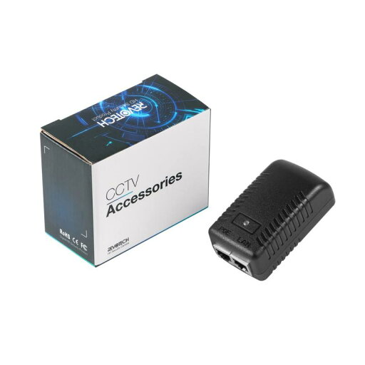 REVODATA ギガビット PoE インジェクター アダプター、48V/0.5A/パッシブ PoE+ 10/100/1000Mbps/1G/2G、最大 100M 距離、ネットワーク アダプター プラグ アンド プレイ、IP カメラ/ワイヤレス AP/ビ REVODATA ギガビット PoE インジェクター アダプター、48V/0.5A/パッシブ PoE+ 10/100/1000Mbps/1G/2G、最大 100M 距離、ネットワーク アダプター プラグ アンド プレイ、IP カメラ/ワイヤレス AP/ビ