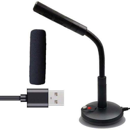 パソコン PC マイク USB コンデンサー 卓上 パソコン スポンジ 付き フレキシブル 360度回転 ミュート機能 リモート テレワーク オンライン会議 パソコン PC マイク USB コンデンサー 卓上 パソコン スポンジ 付き フレキシブル 360度回転 ミュート機能 リモート テレワーク オンライン会議